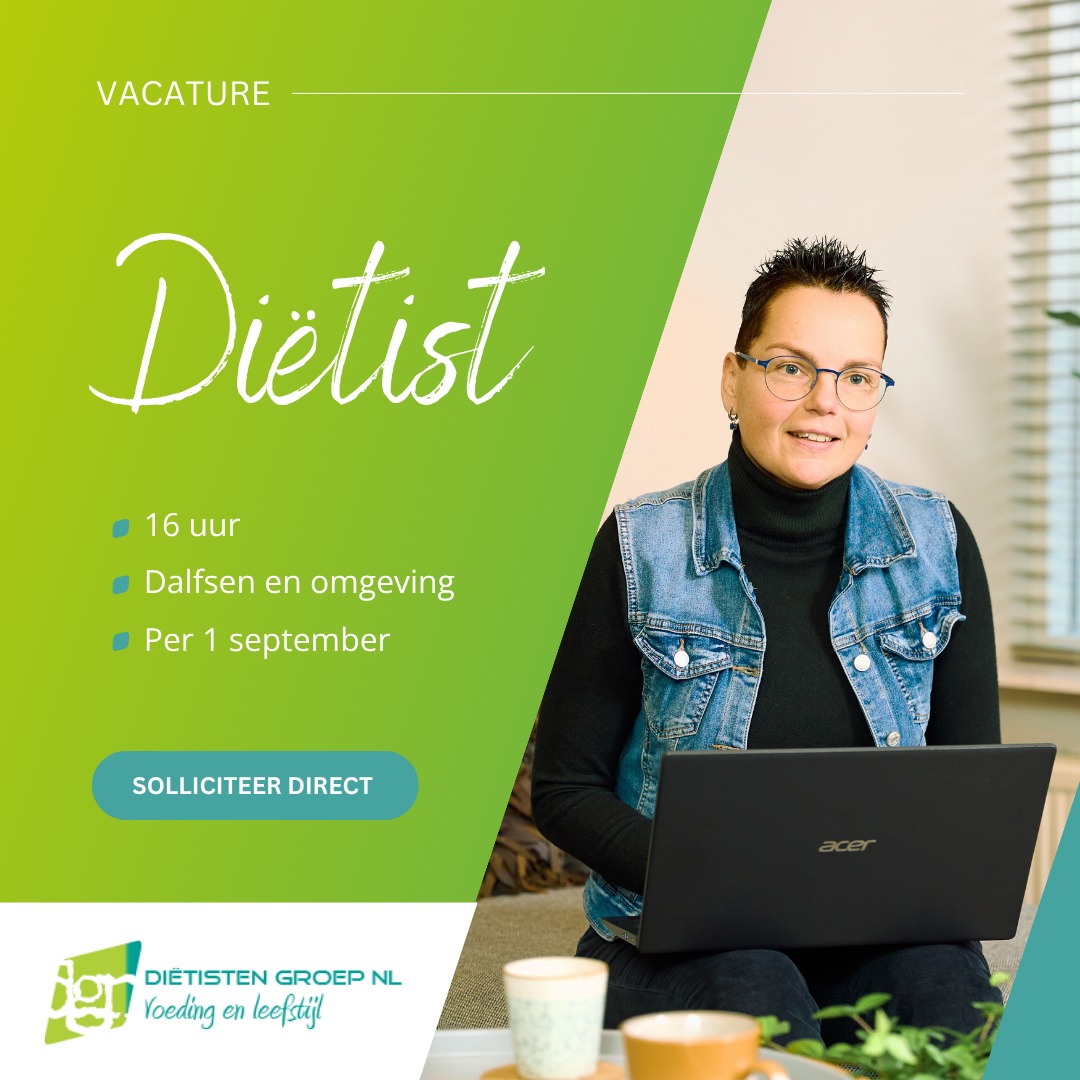 Vacature diëtist 16 uur Dalfsen